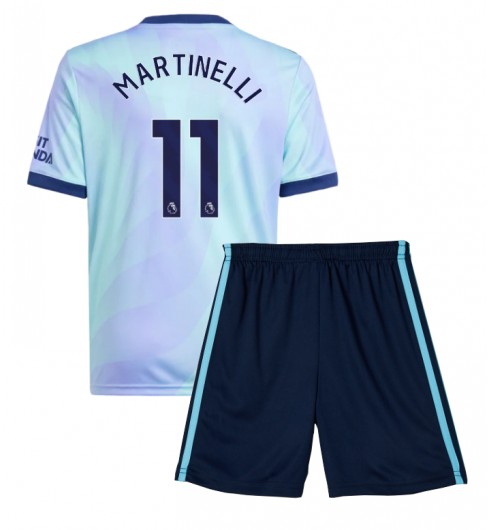 Fotbollströjor Barn Billiga Arsenal Tredjetröja 2024/25 Gabriel Martinelli 11