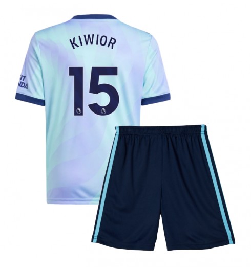 Billiga Fotbollströjor Barn Arsenal Tredjetröja 2024/25 Jakub Kiwior 15