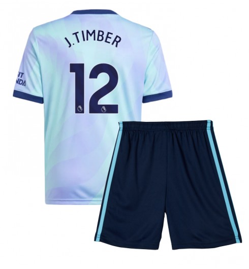 Fotbollströjor Barn Billiga Arsenal Tredjetröja 2024/25 Jurrien Timber 12