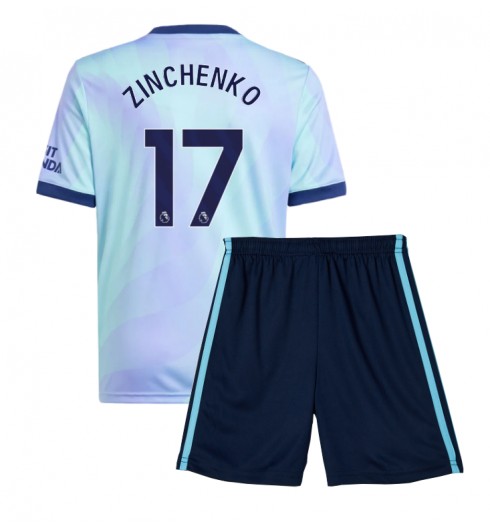 Fotbollströjor Barn Billiga Arsenal Tredjetröja 2024/25 Oleksandr Zinchenko 17