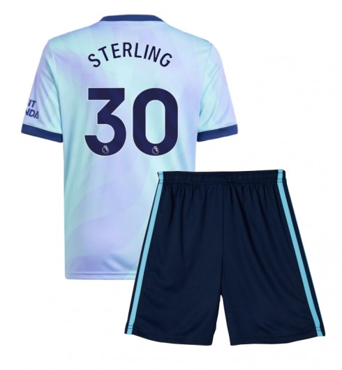 Fotbollströjor Barn Billiga Arsenal Tredjetröja 2024/25 Raheem Sterling 30