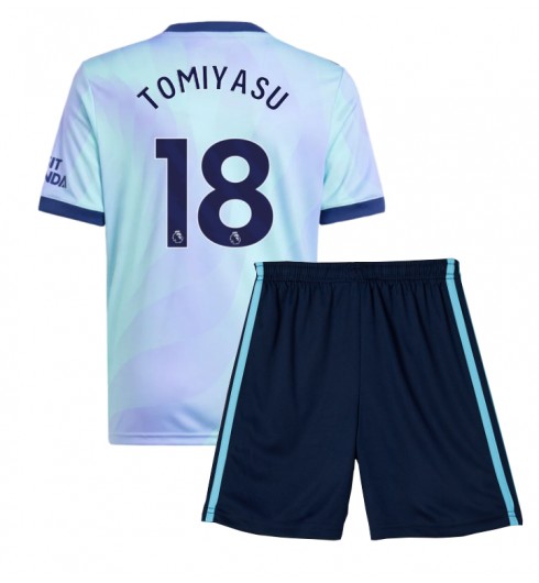 Billiga Fotbollströjor Barn Arsenal Tredjetröja 2024/25 Takehiro Tomiyasu 18