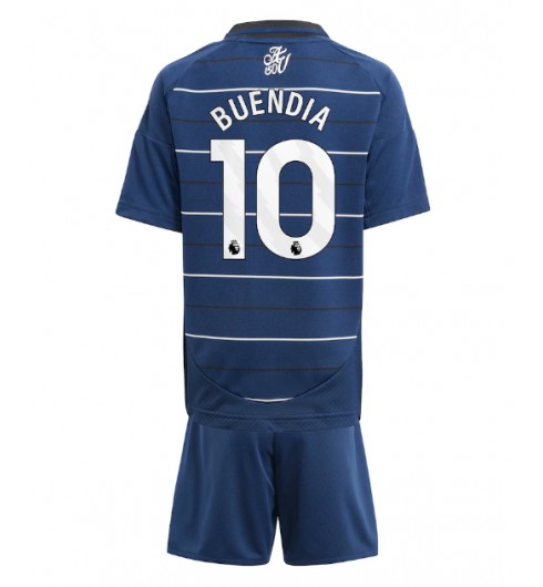 Aston Villa Tredjetröja 2024/25 Fotbollströja med namn barn Emiliano Buendia 10