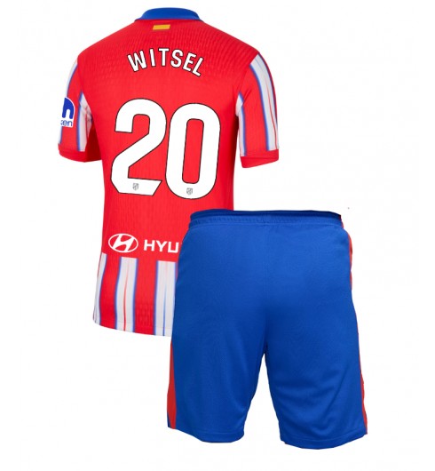 Fotbollskläder Set Barn Atlético Madrid Hemmatröja 2024/25 Axel Witsel 20