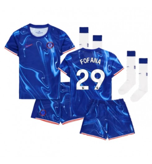 Chelsea Hemmatröja 2024/25 Fotbollströja med namn barn Wesley Fofana 29