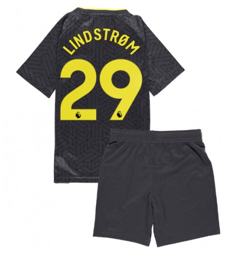 Köpa Fotbollskläder Set Barn Everton Bortatröja 2024/25 Jesper Lindstrom 29