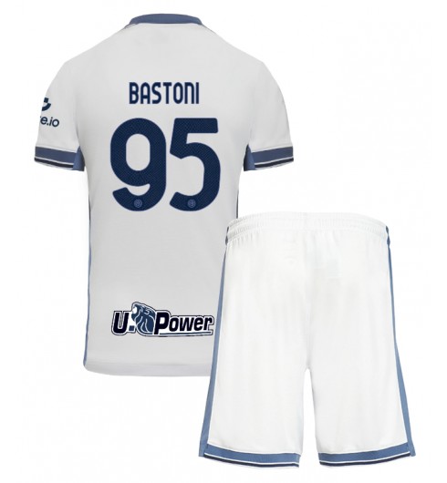 Billiga Fotbollströjor Barn Inter Milan Bortatröja 2024/25 Alessandro Bastoni 95