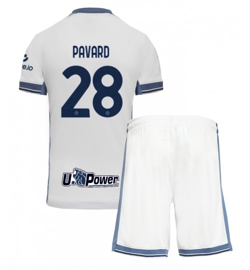 Billiga Fotbollströjor Barn Inter Milan Bortatröja 2024/25 Benjamin Pavard 28
