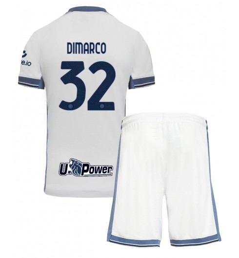 Billiga Fotbollströjor Barn Inter Milan Bortatröja 2024/25 Federico Dimarco 32