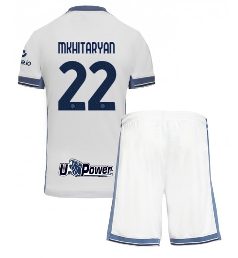 Billiga Fotbollströjor Barn Inter Milan Bortatröja 2024/25 Henrikh Mkhitaryan 22