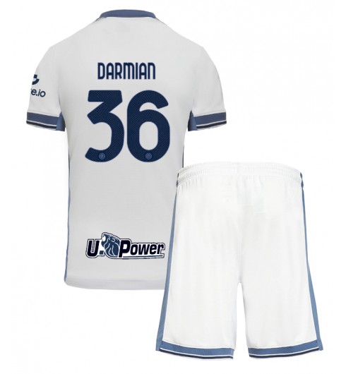 Billiga Fotbollströjor Barn Inter Milan Bortatröja 2024/25 Matteo Darmian 36