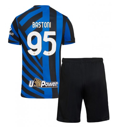 Billiga Fotbollströjor Barn Inter Milan Hemmatröja 2024/25 Alessandro Bastoni 95
