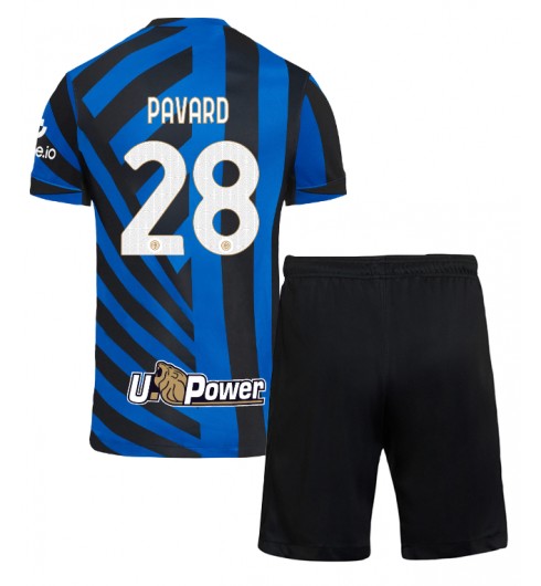 Billiga Fotbollströjor Barn Inter Milan Hemmatröja 2024/25 Benjamin Pavard 28
