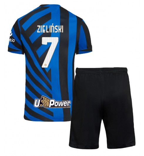 Billiga Fotbollströjor Barn Inter Milan Hemmatröja 2024/25 Piotr Zielinski 7