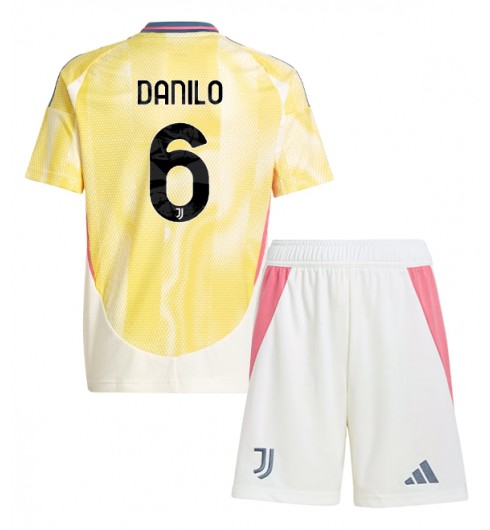 Fotbollsset Barn Bortatröja 2024/25 med tryck Danilo Luiz 6