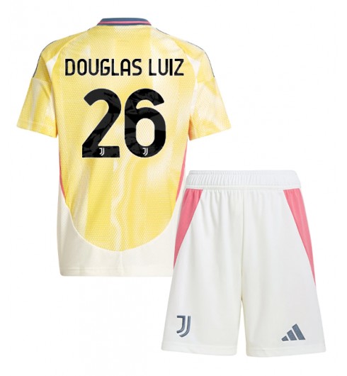 Fotbollsset Barn Bortatröja 2024/25 med tryck Douglas Luiz 26