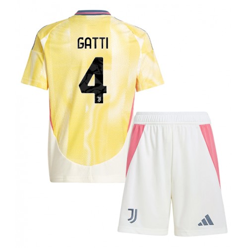 Fotbollsset Barn Bortatröja 2024/25 med tryck Federico Gatti 4