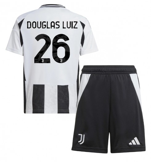 Fotbollsset Barn Hemmatröja 2024/25 med tryck Douglas Luiz 26