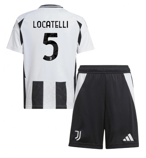 Fotbollsset Barn Hemmatröja 2024/25 med tryck Manuel Locatelli 5