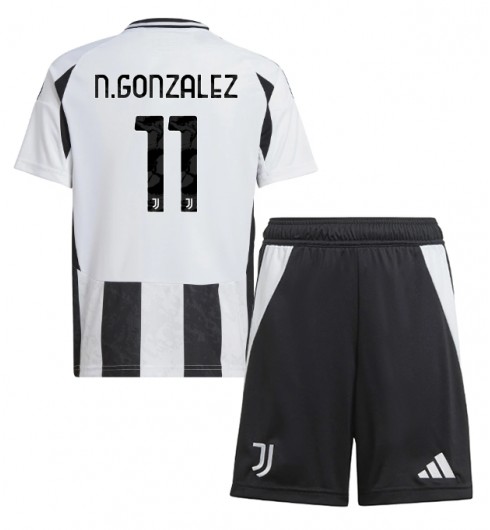 Fotbollsset Barn Hemmatröja 2024/25 med tryck Nicolas Gonzalez 11