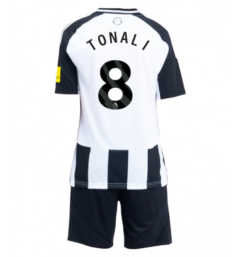 Newcastle United Hemmatröja 2024/25 Fotbollströja med namn barn Sandro Tonali 8