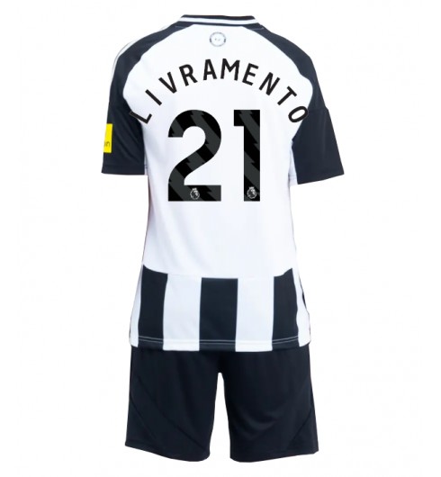 Newcastle United Hemmatröja 2024/25 Fotbollströja med namn barn Tino Livramento 21