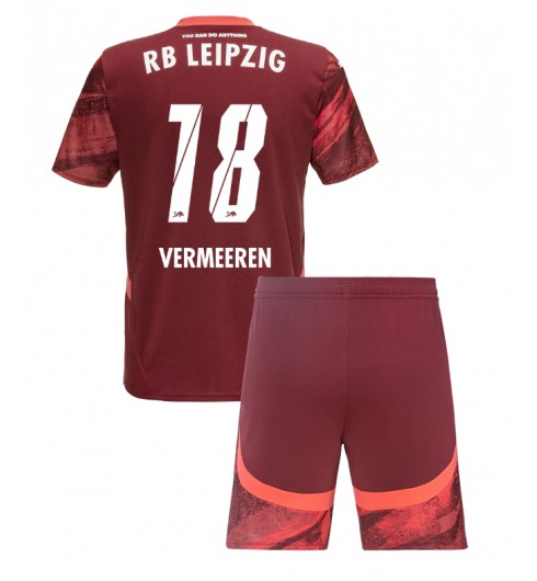 Billiga Fotbollströjor Barn RB Leipzig Bortatröja 2024/25 Arthur Vermeeren 18