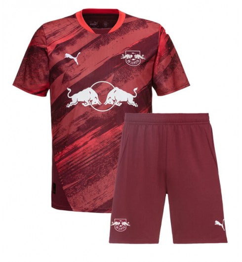 Billiga Fotbollströjor Barn RB Leipzig Bortatröja 2024/25