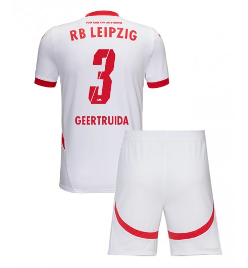 Billiga Fotbollströjor Barn RB Leipzig Hemmatröja 2024/25 Lutsharel Geertruida 3