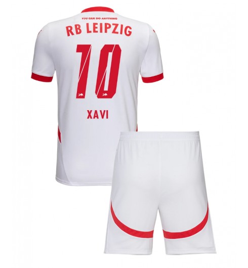 Billiga Fotbollströjor Barn RB Leipzig Hemmatröja 2024/25 Xavi Simons 10
