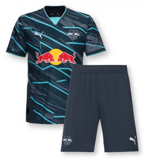 Billiga RB Leipzig Tredjetröja 2024/25 Fotbollskläder Set Barn