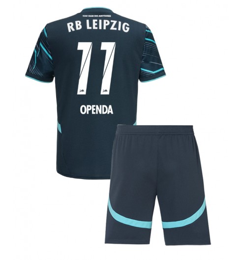 Billiga RB Leipzig Tredjetröja 2024/25 Fotbollskläder Set Barn Lois Openda 11
