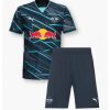 Billiga RB Leipzig Tredjetröja 2024/25 Fotbollskläder Set Barn Xavi Simons 10