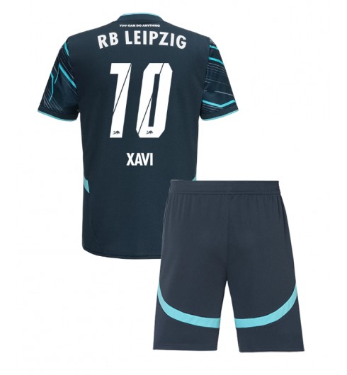 Billiga RB Leipzig Tredjetröja 2024/25 Fotbollskläder Set Barn Xavi Simons 10