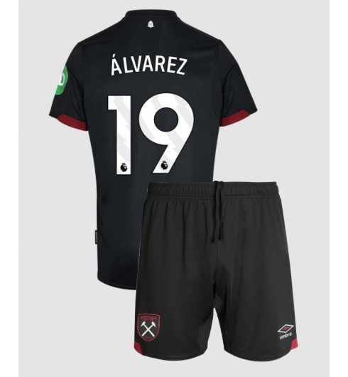 Billiga Fotbollströjor Barn West Ham United Bortatröja 2024/25 Edson Alvarez 19