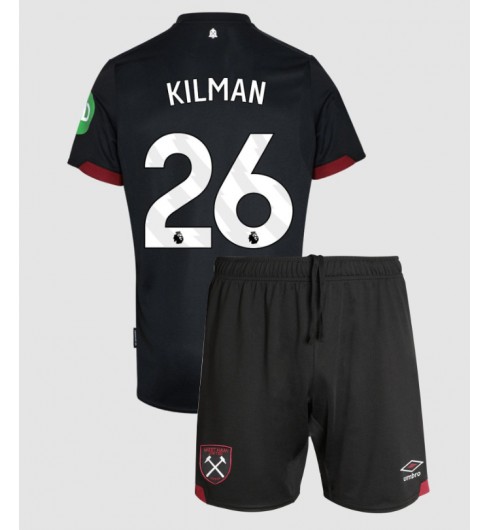 Billiga Fotbollströjor Barn West Ham United Bortatröja 2024/25 Max Kilman 26