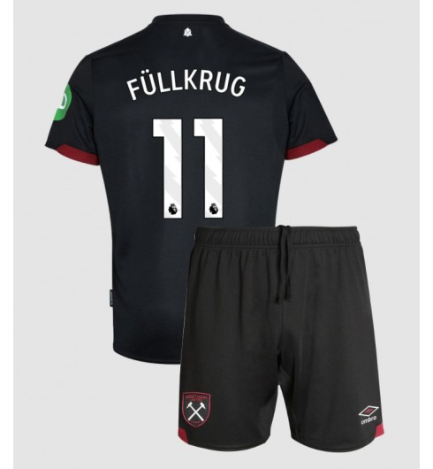 Billiga Fotbollströjor Barn West Ham United Bortatröja 2024/25 Niclas Fullkrug 11