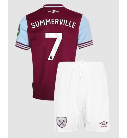 Billiga Fotbollströjor Barn West Ham United Hemmatröja 2024/25 Crysencio Summerville 7