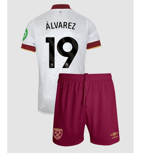 Billiga Fotbollströjor Barn West Ham United Tredjetröja 2024/25 Edson Alvarez 19