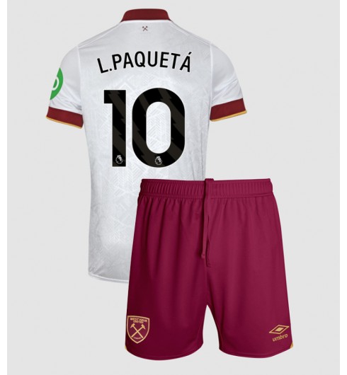 Billiga Fotbollströjor Barn West Ham United Tredjetröja 2024/25 Lucas Paquetá 10