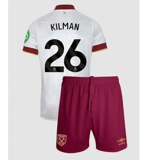 Billiga Fotbollströjor Barn West Ham United Tredjetröja 2024/25 Max Kilman 26