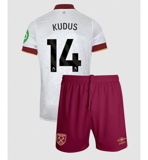 Billiga Fotbollströjor Barn West Ham United Tredjetröja 2024/25 Mohammed Kudus 14