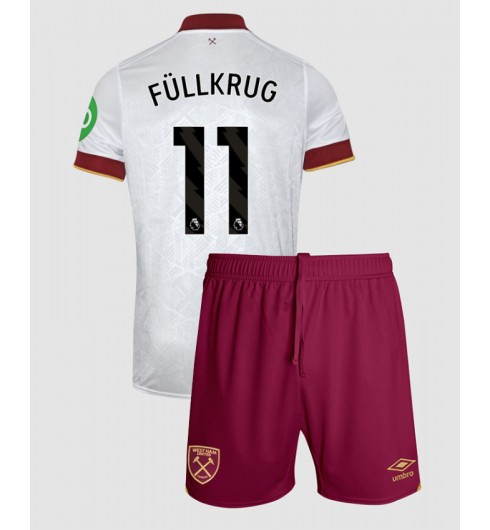 Billiga Fotbollströjor Barn West Ham United Tredjetröja 2024/25 Niclas Fullkrug 11
