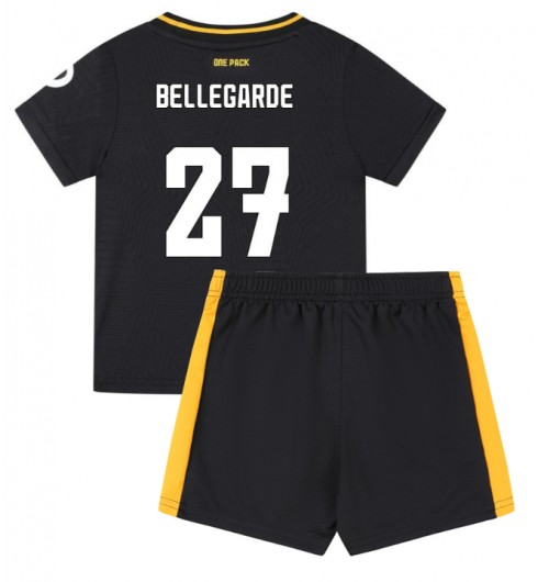 Wolves FC Bortatröja 2024/25 Fotbollströja med namn barn Jean-Ricner Bellegarde 27
