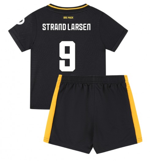 Wolves FC Bortatröja 2024/25 Fotbollströja med namn barn Jorgen Strand Larsen 9