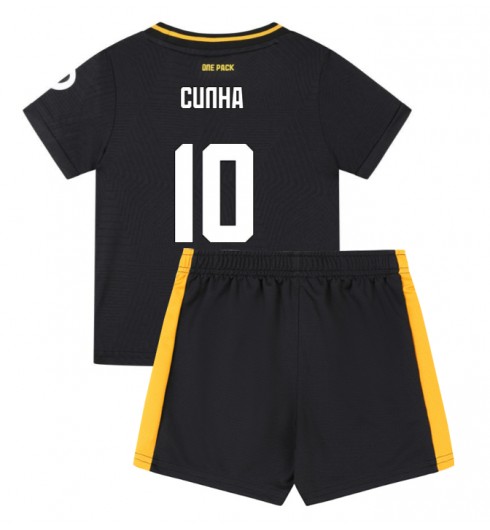 Wolves FC Bortatröja 2024/25 Fotbollströja med namn barn Matheus Cunha 10