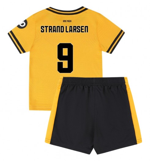 Wolves FC Hemmatröja 2024/25 Fotbollströja med namn barn Jorgen Strand Larsen 9