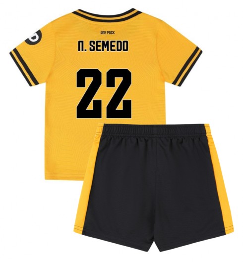 Wolves FC Hemmatröja 2024/25 Fotbollströja med namn barn Nelson Semedo 22