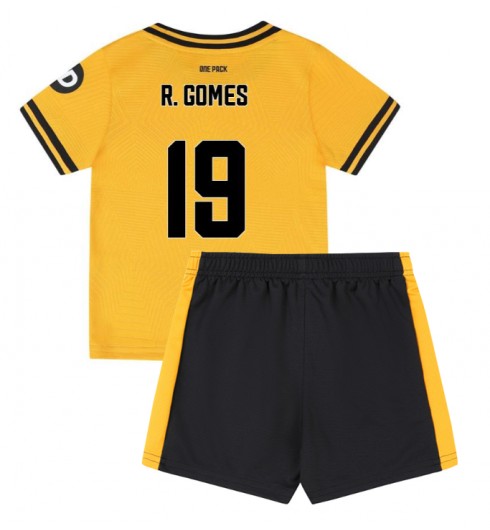 Wolves FC Hemmatröja 2024/25 Fotbollströja med namn barn Rodrigo Gomes 19