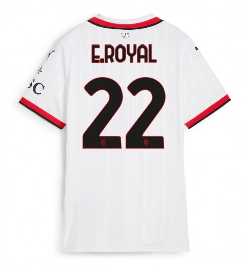 Dam AC Milan Bortatröja 2024/25 Kortärmad med tryck Emerson Royal 22